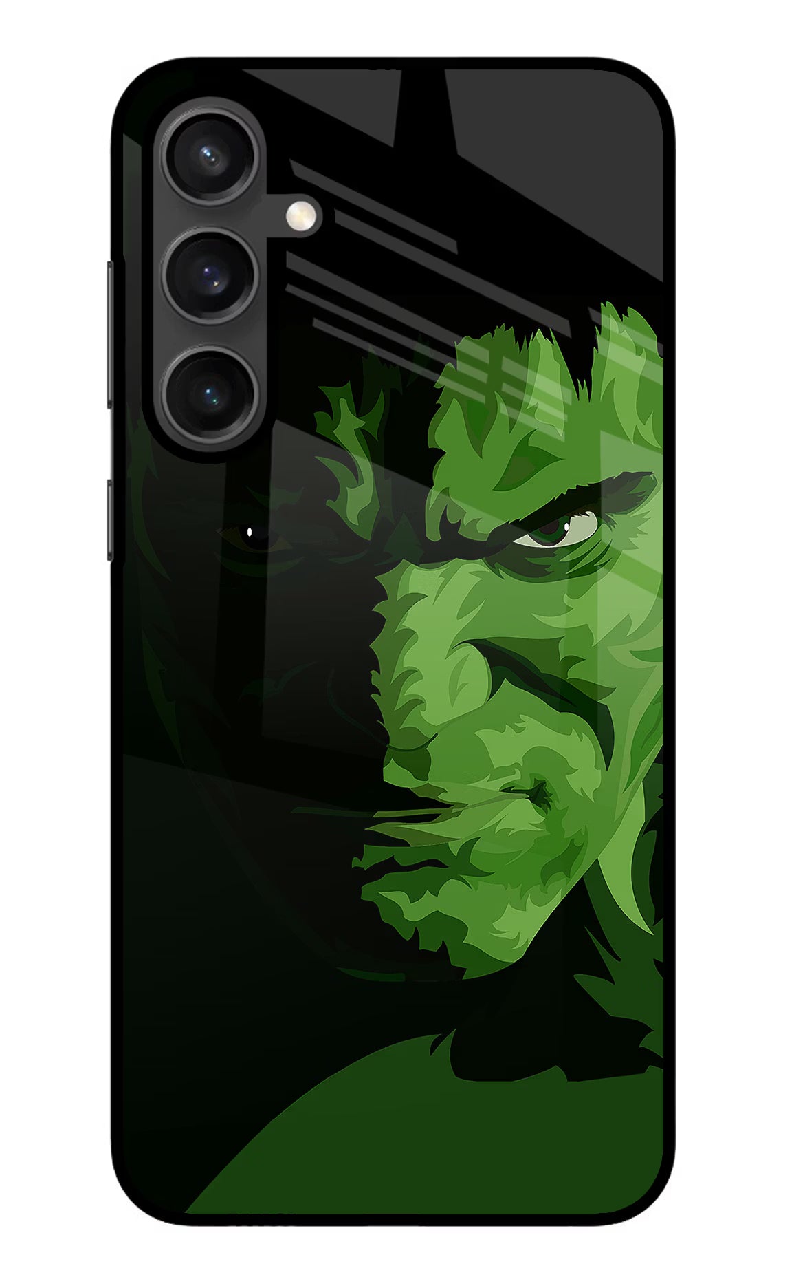 HULK Samsung S23 Glass Case Back Cover by Casekaro