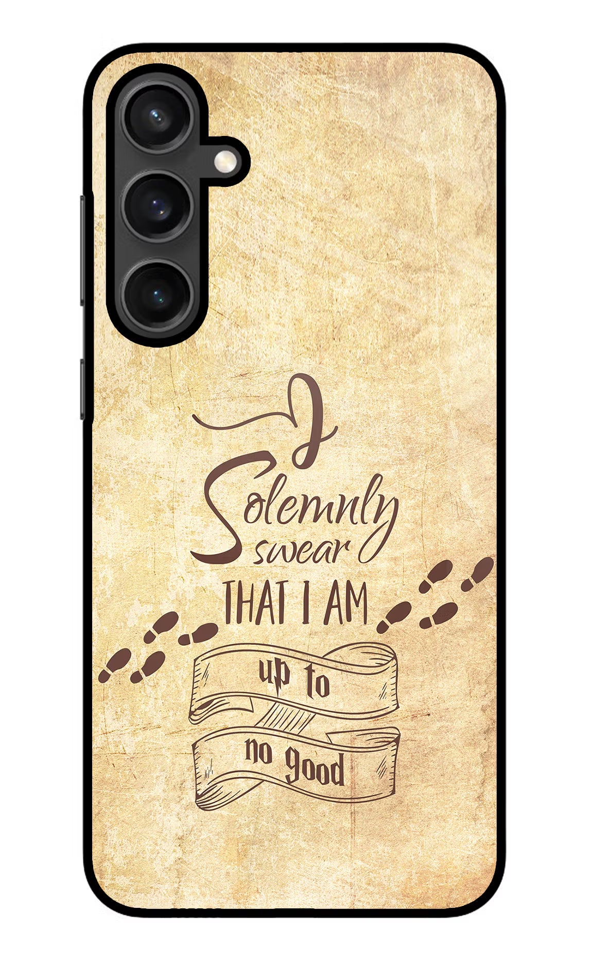 I Solemnly swear that i up to no good Samsung S23 Glass Case Back Cover by Casekaro