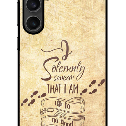 I Solemnly swear that i up to no good Samsung S23 Glass Case