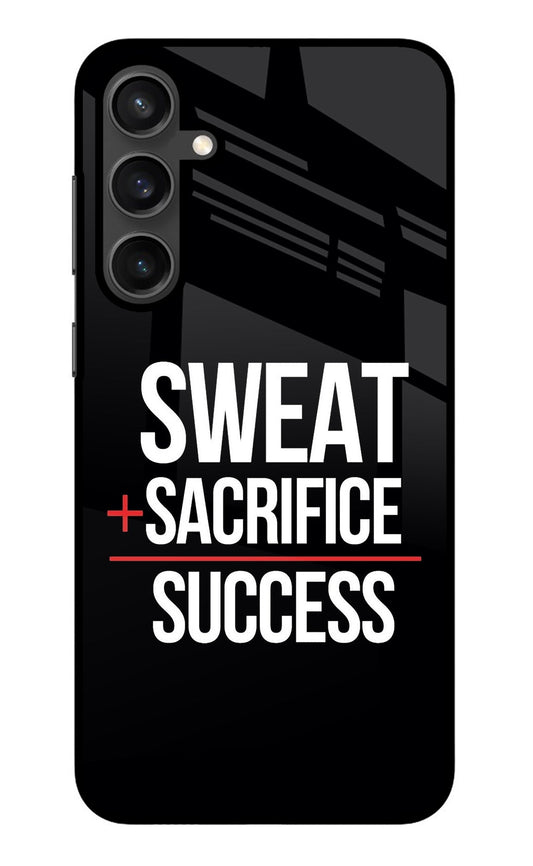 Sweat Sacrifice Success Samsung S23 Glass Case