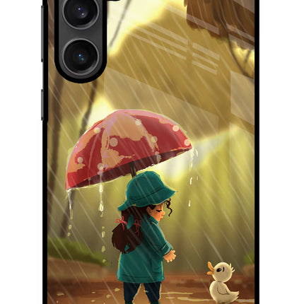 Rainy Day Samsung S23 Glass Case