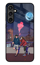 Chilling Couple Samsung S23 Glass Case