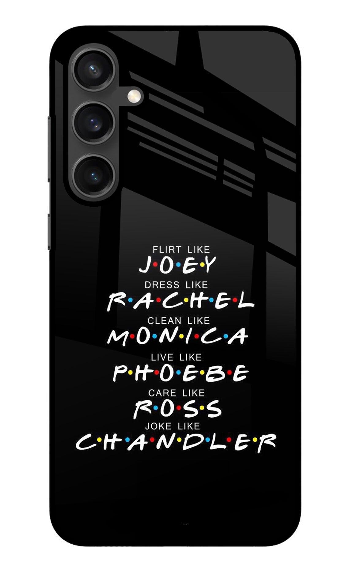 FRIENDS Character Samsung S23 Glass Case
