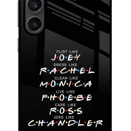 FRIENDS Character Samsung S23 Glass Case