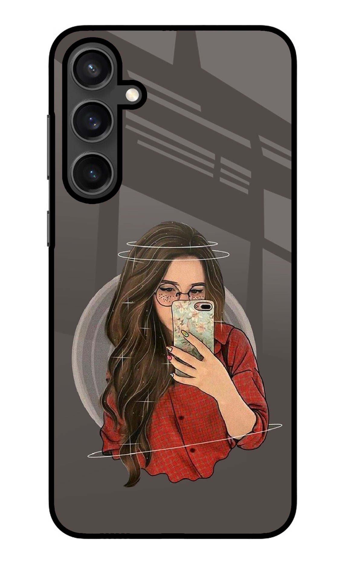 Selfie Queen Samsung S23 Glass Case