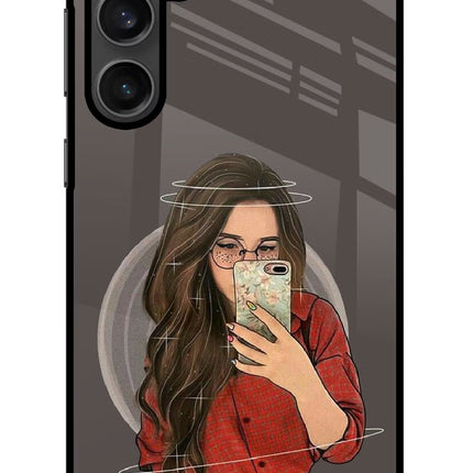 Selfie Queen Samsung S23 Glass Case