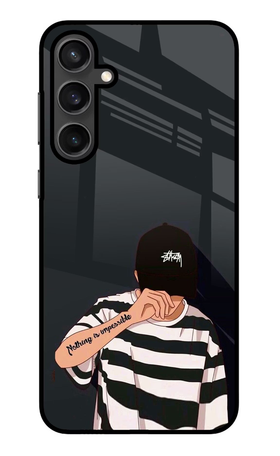 Aesthetic Boy Samsung S23 Glass Case