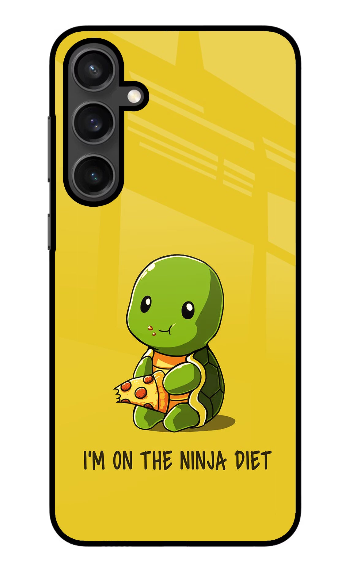 I'm on Ninja Diet Samsung S23 Glass Case Back Cover by Casekaro