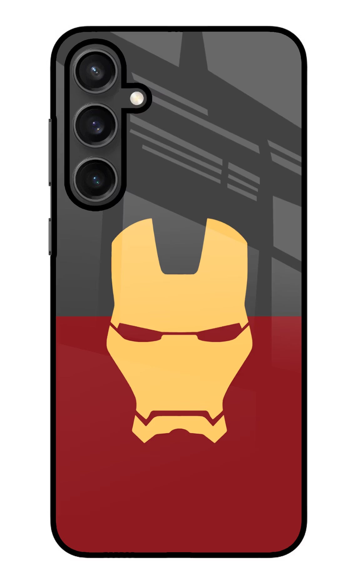 Ironman Samsung S23 Glass Case Back Cover by Casekaro