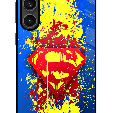 Superman logo Samsung S23 Glass Case