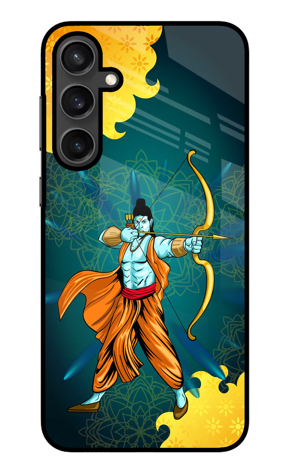 Lord Ram - 6 Samsung S23 Glass Case Back Cover by Casekaro