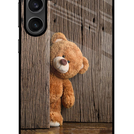 Teddy Wooden Samsung S23 Glass Case