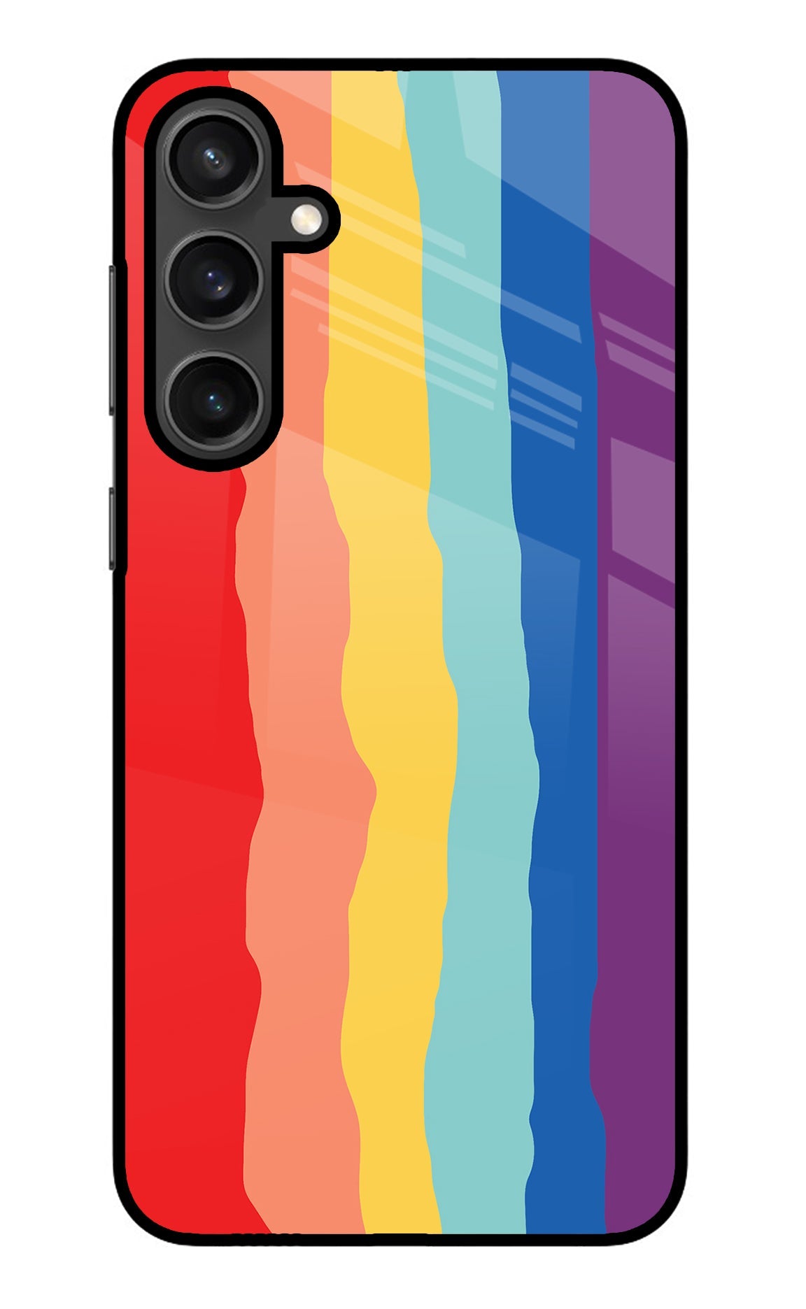 Rainbow Samsung S23 Glass Case