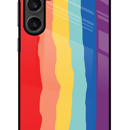 Rainbow Samsung S23 Glass Case