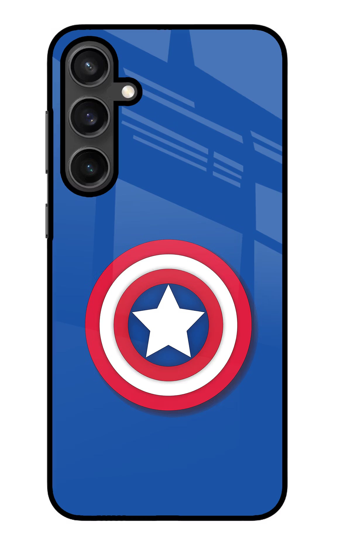 Shield Samsung S23 Glass Case Back Cover by Casekaro