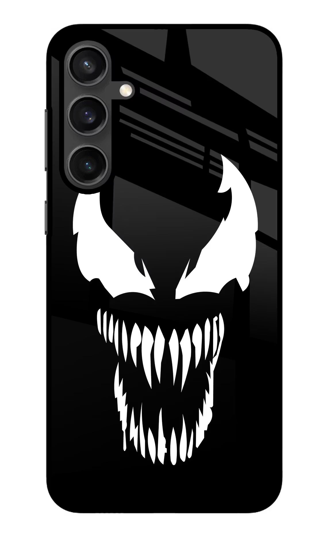 Venom Samsung S23 Glass Case Back Cover by Casekaro