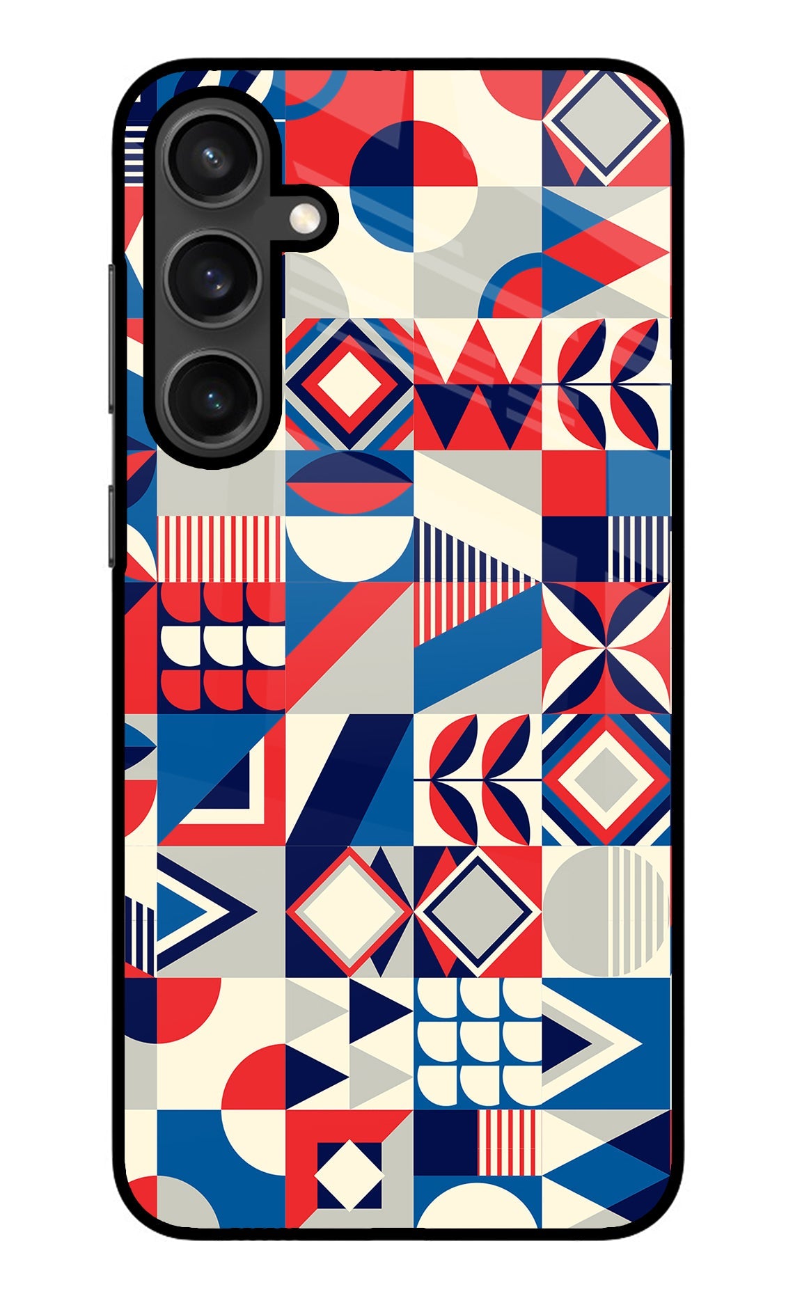 Colorful Pattern Samsung S23 Glass Case