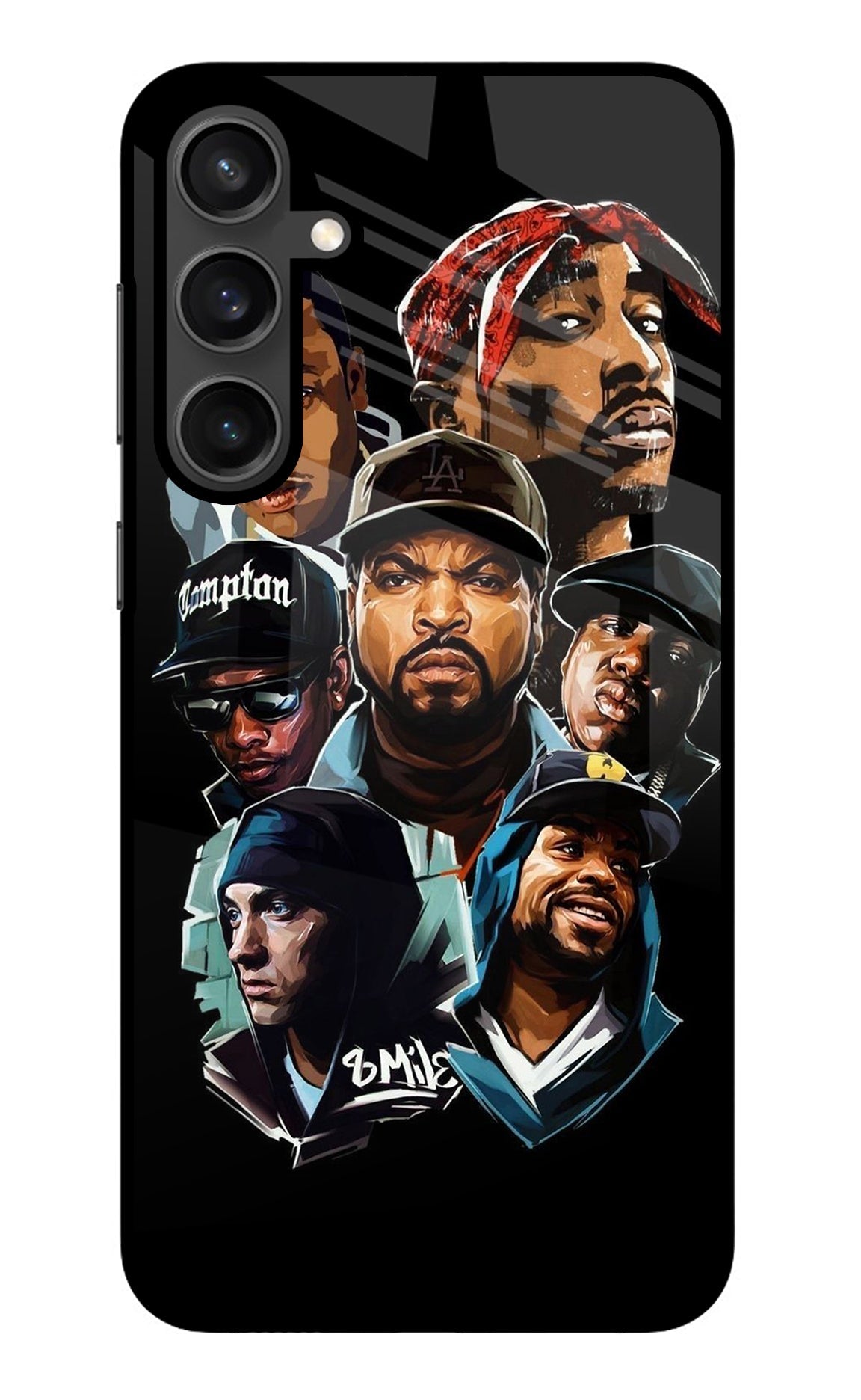 Rappers Samsung S23 Glass Case