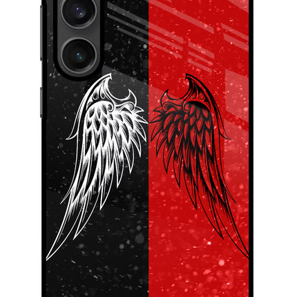 Wings Samsung S23 Glass Case