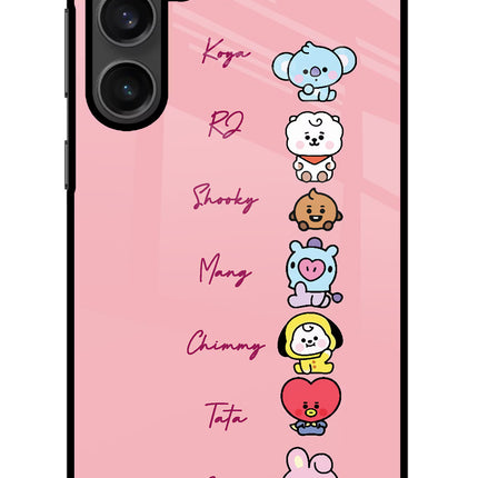 BTS names Samsung S23 Glass Case