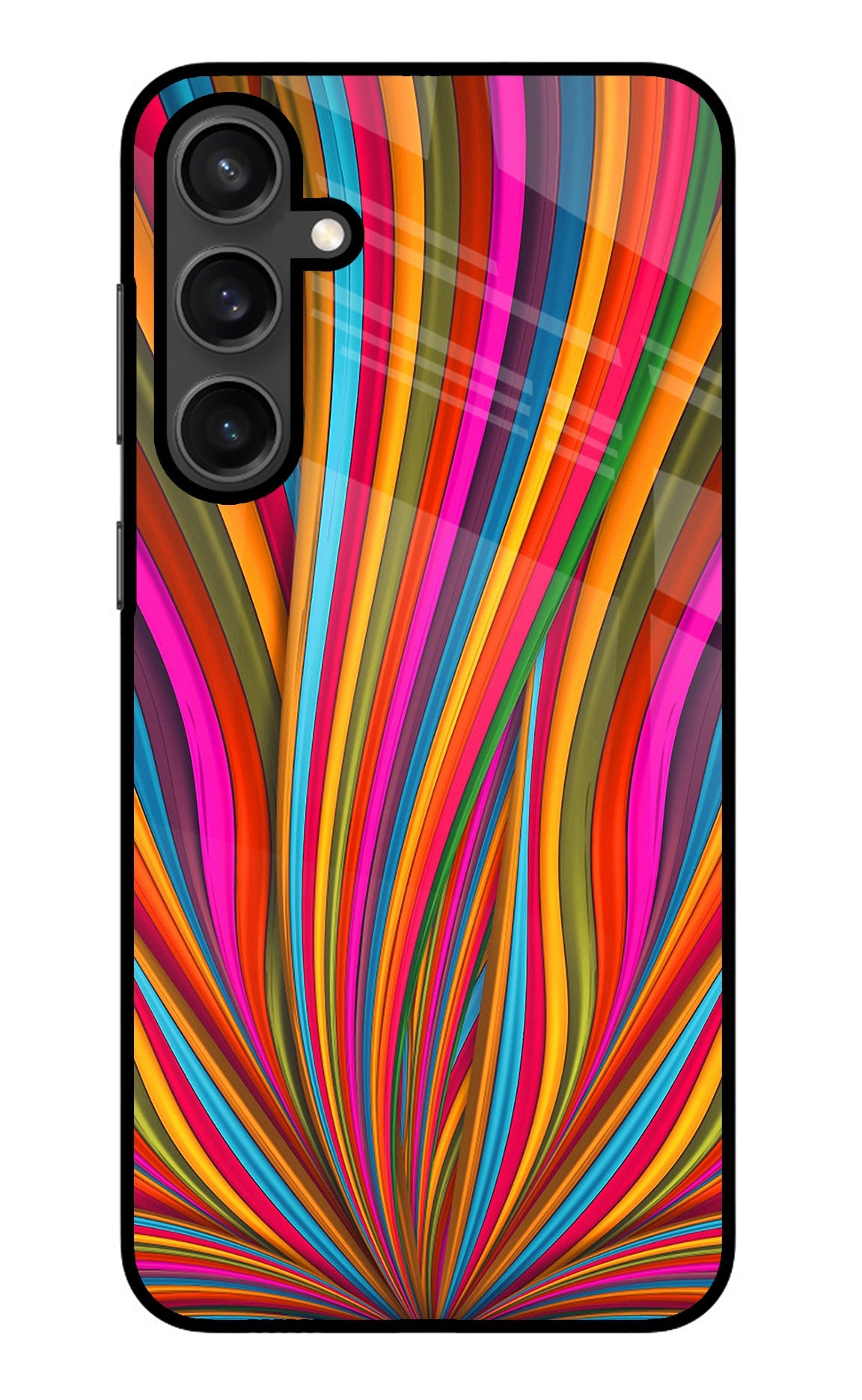 Trippy Wavy Samsung S23 Glass Case