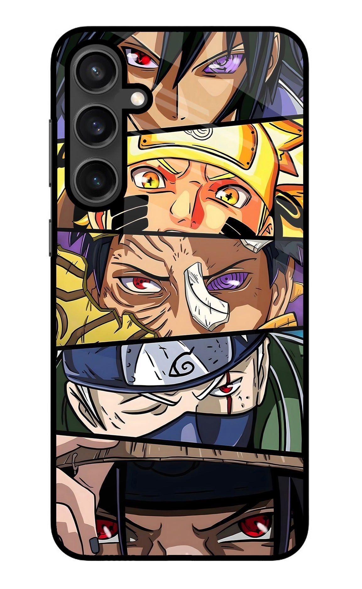 Naruto Character Samsung S23 Glass Case