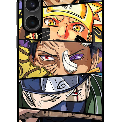 Naruto Character Samsung S23 Glass Case