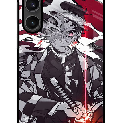 Demon Slayer Samsung S23 Glass Case