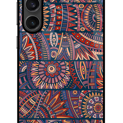 African Culture Design Samsung S23 Glass Case