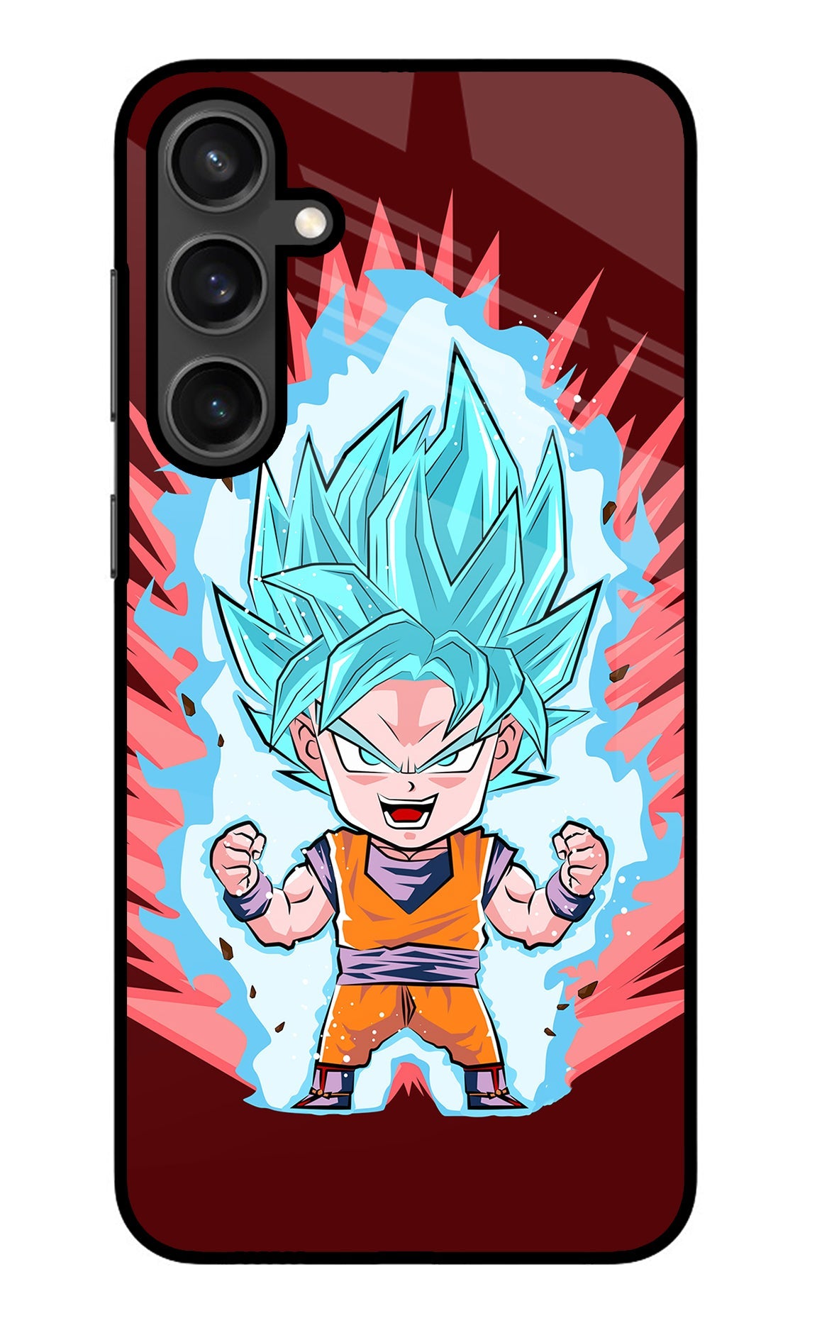 Goku Little Samsung S23 Glass Case