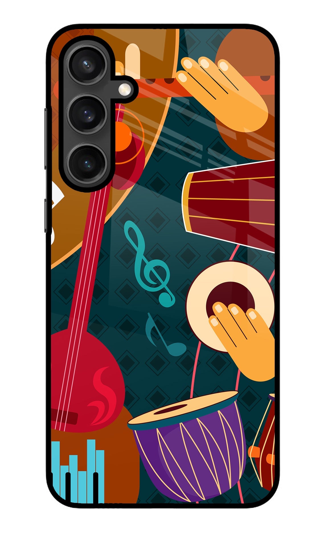 Music Instrument Samsung S23 Glass Case