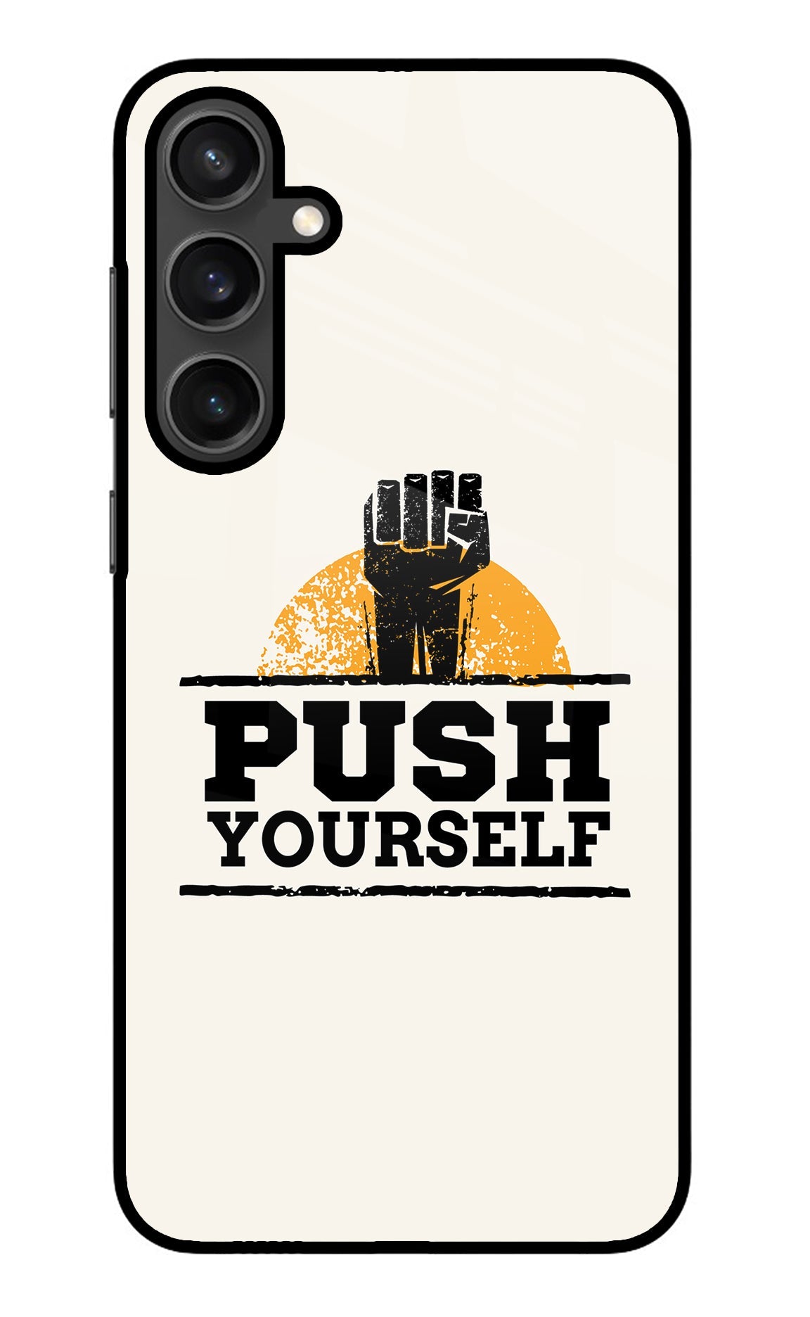 Push Yourself Samsung S23 Glass Case