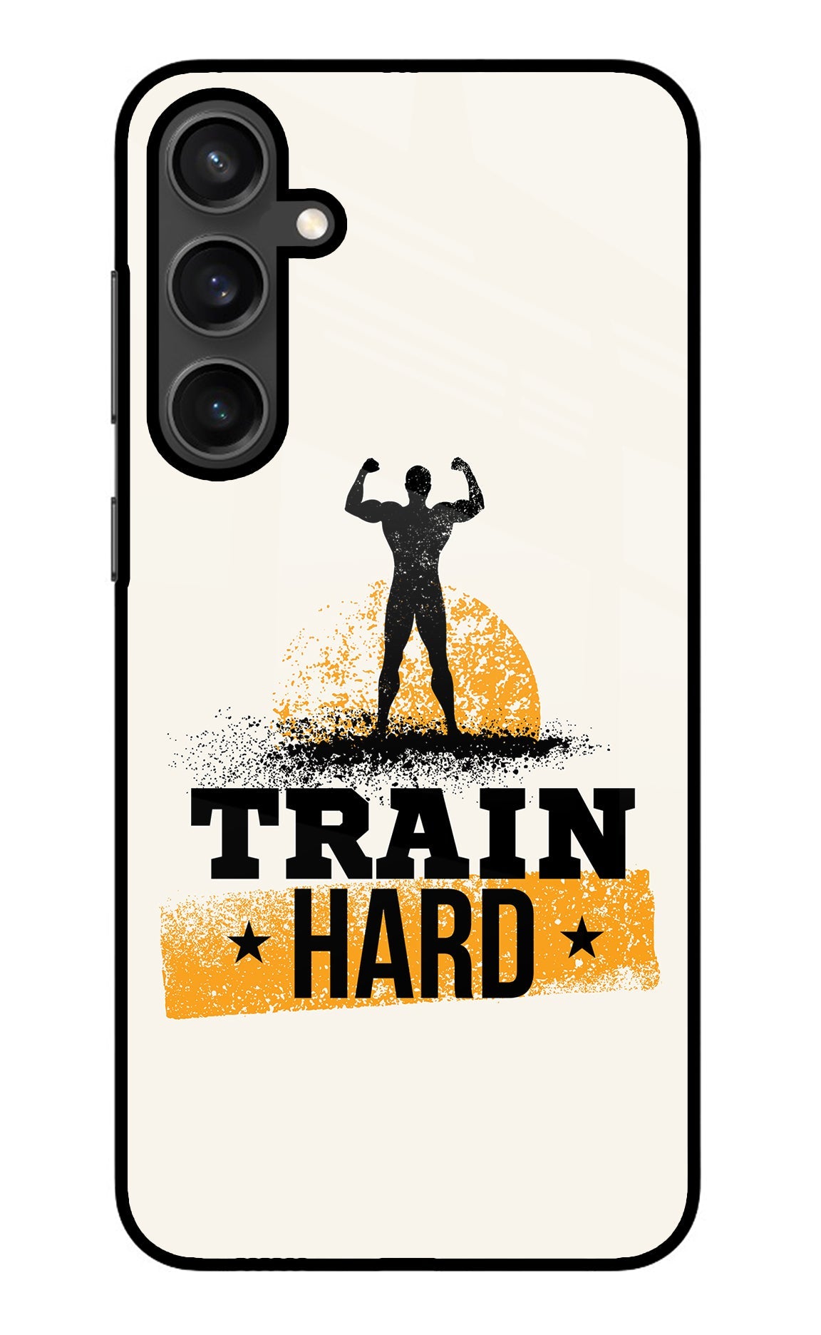 Train Hard Samsung S23 Glass Case