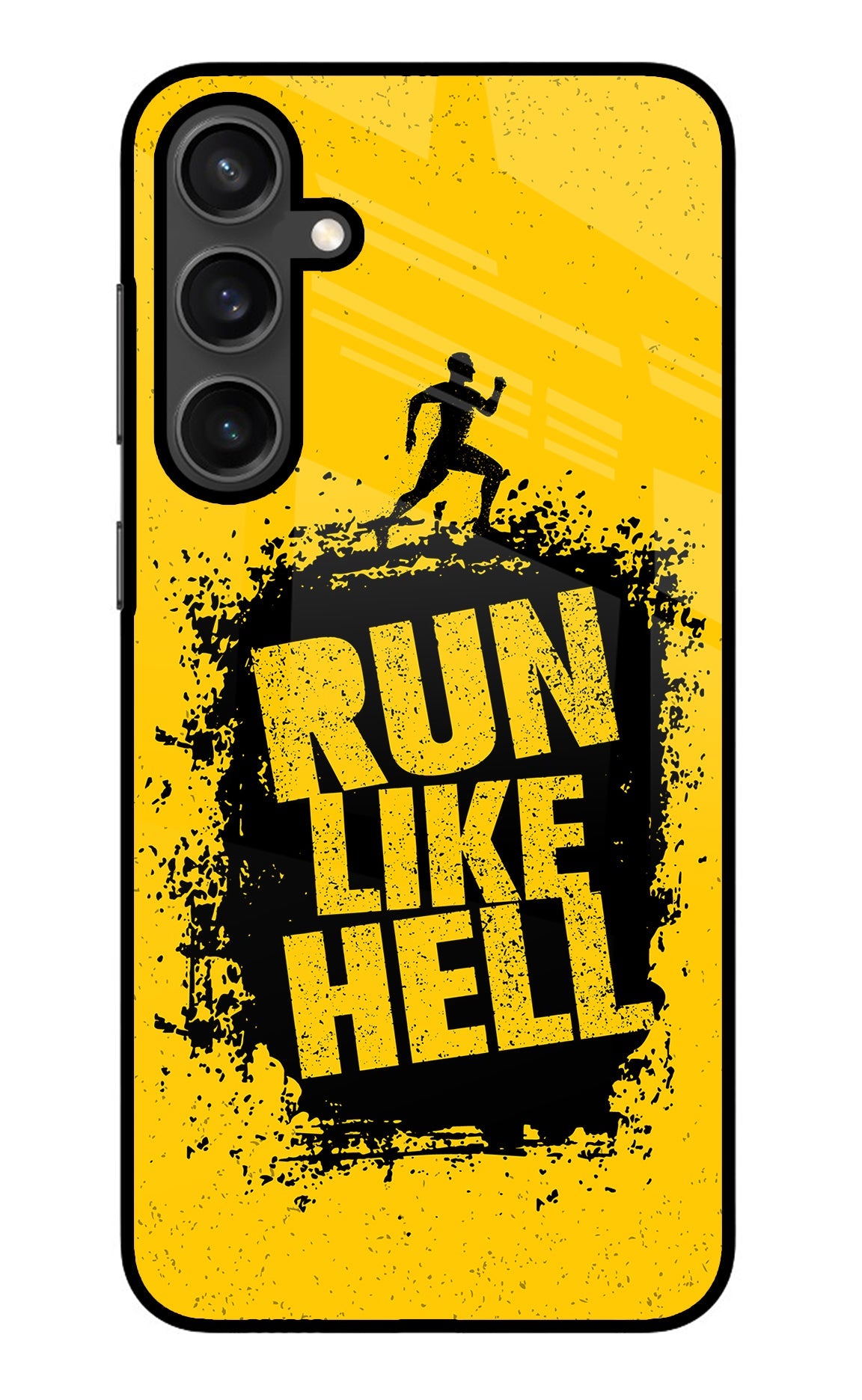 Run Like Hell Samsung S23 Glass Case