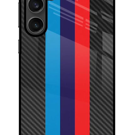 BMW Stripes Pattern Samsung S23 Glass Case