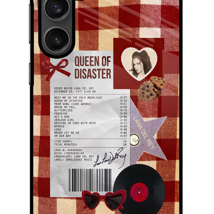 Queen of Disaster Samsung S23 Glass Case