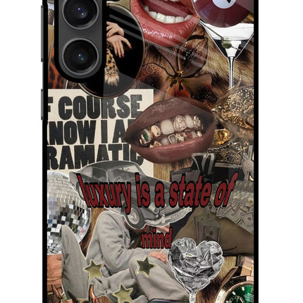 Luxury Samsung S23 Glass Case