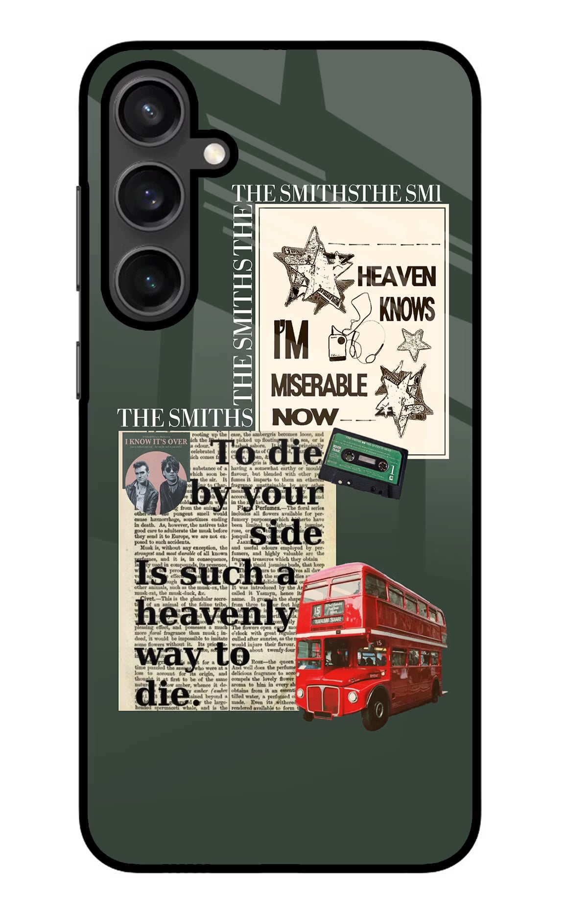 The Smiths Samsung S23 Glass Case Back Cover by Casekaro