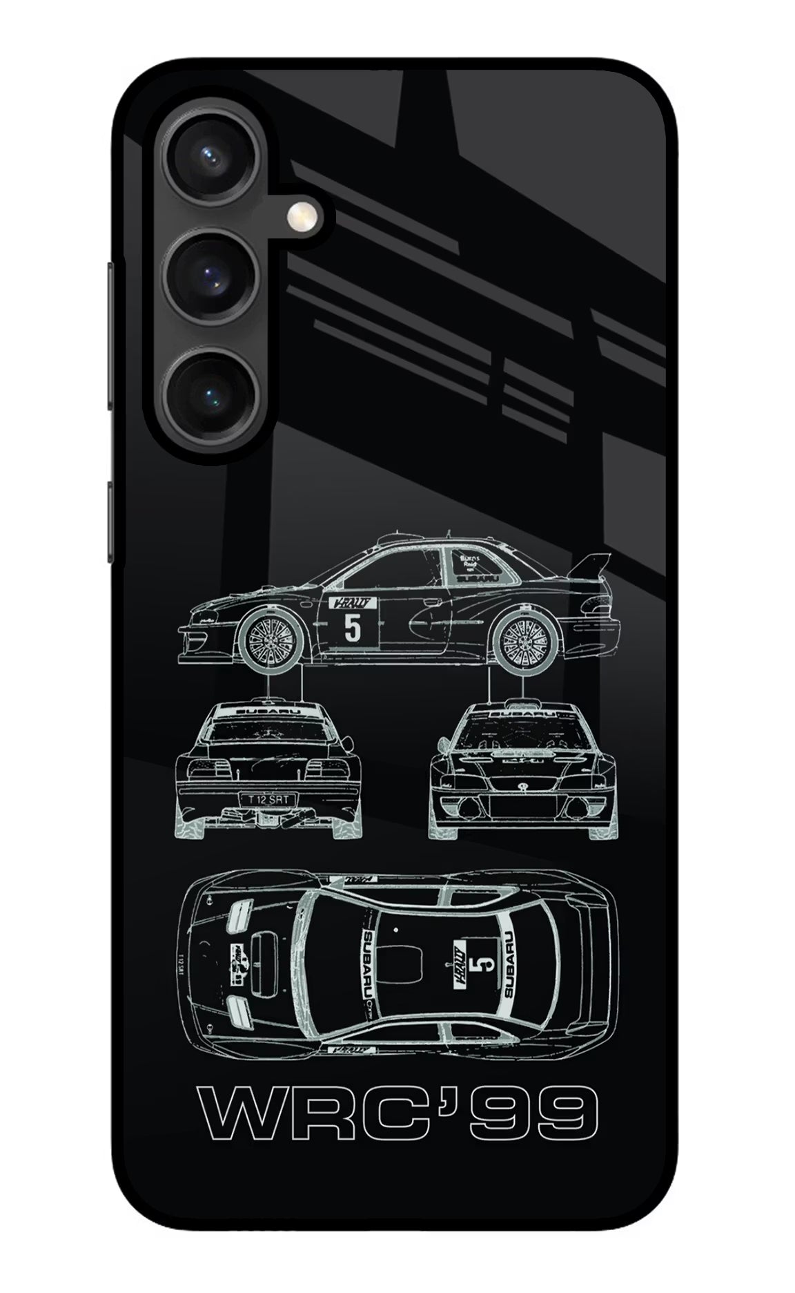 WRC'99 Samsung S23 Glass Case Back Cover by Casekaro