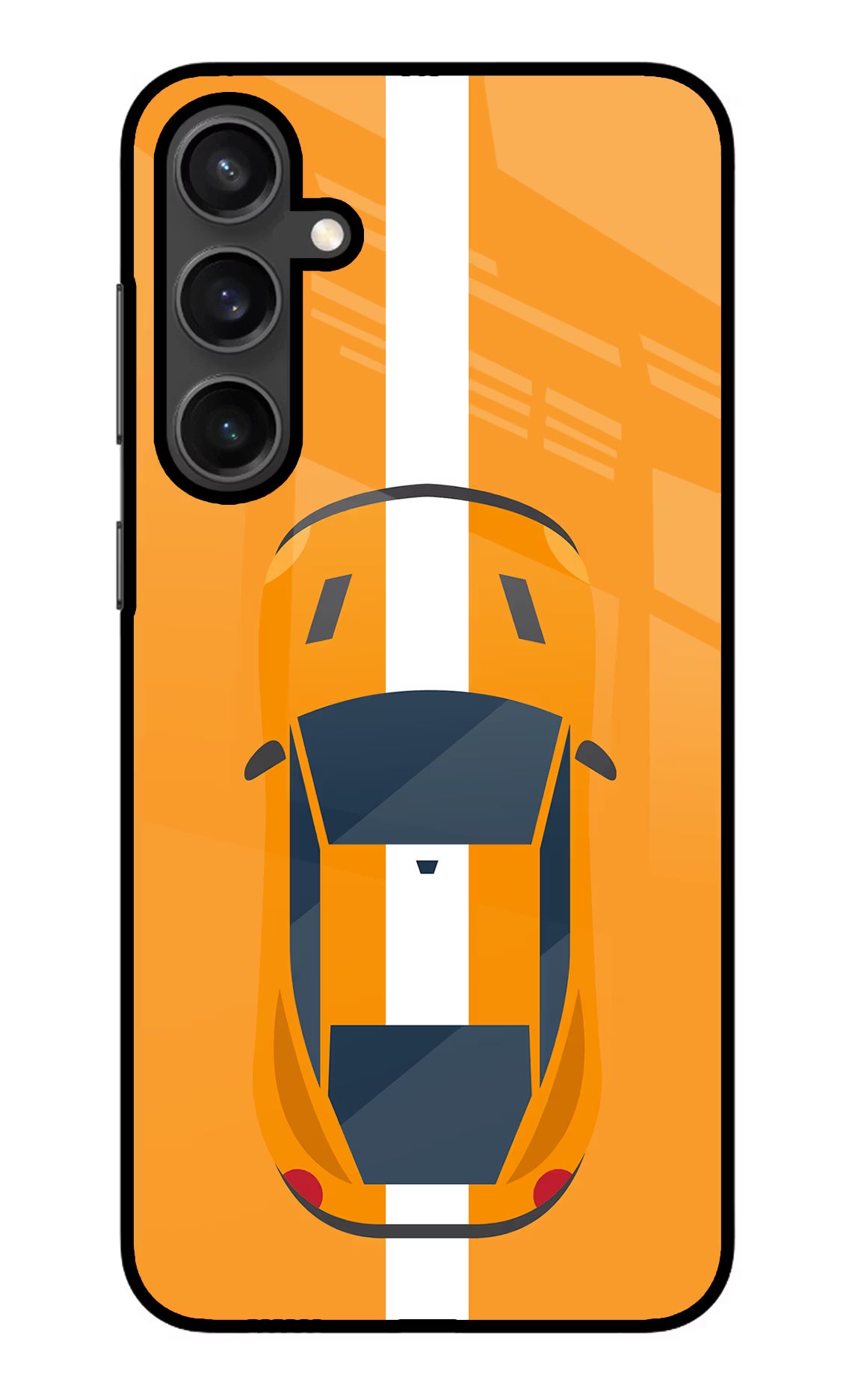 Highway Pursuit Samsung S23 Glass Case Back Cover by Casekaro