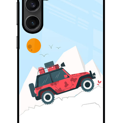 Mountain Trail Beast Samsung S23 Glass Case