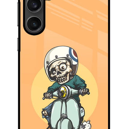Undead Biker Samsung S23 Glass Case