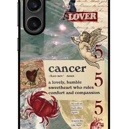 Cancer Zodiac Samsung S23 Glass Case