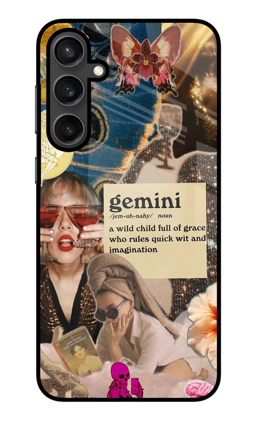Gemini Zodiac Samsung S23 Glass Case