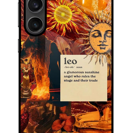 Leo Zodiac Samsung S23 Glass Case