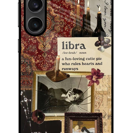 Libra Zodiac Samsung S23 Glass Case