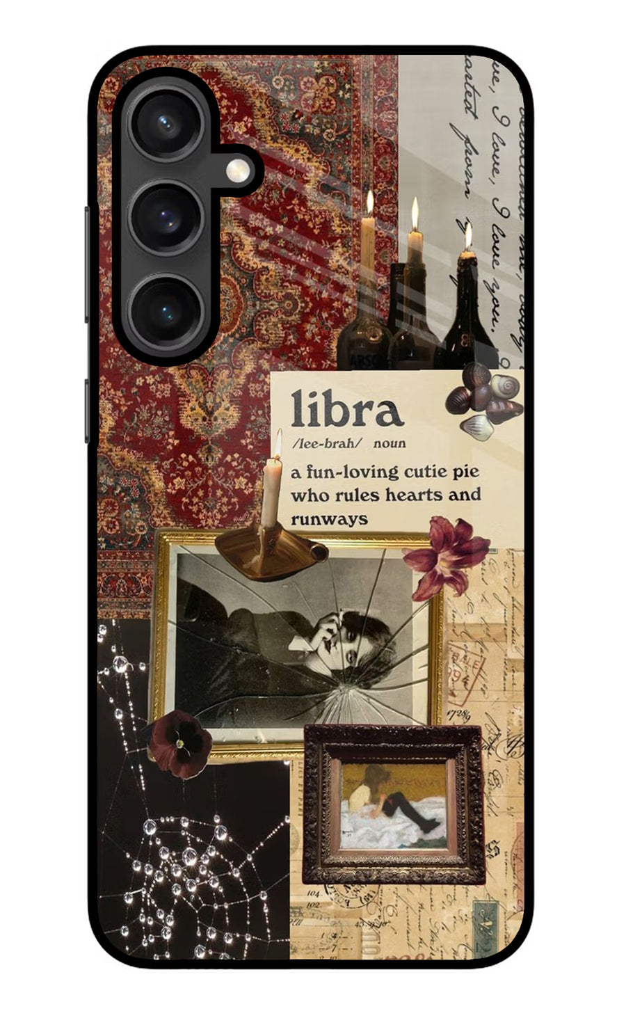 Libra Zodiac Samsung S23 Back Cover, Metal case