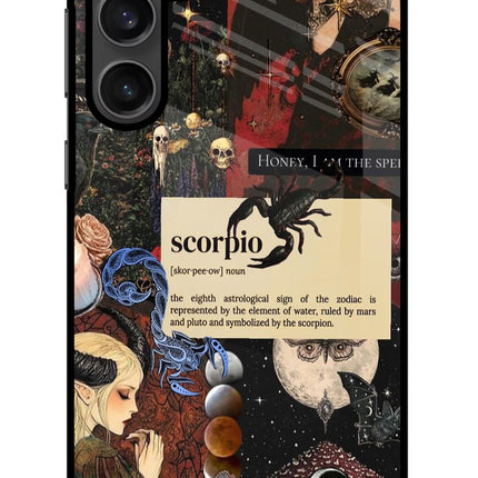 Scorpio Zodiac Samsung S23 Glass Case