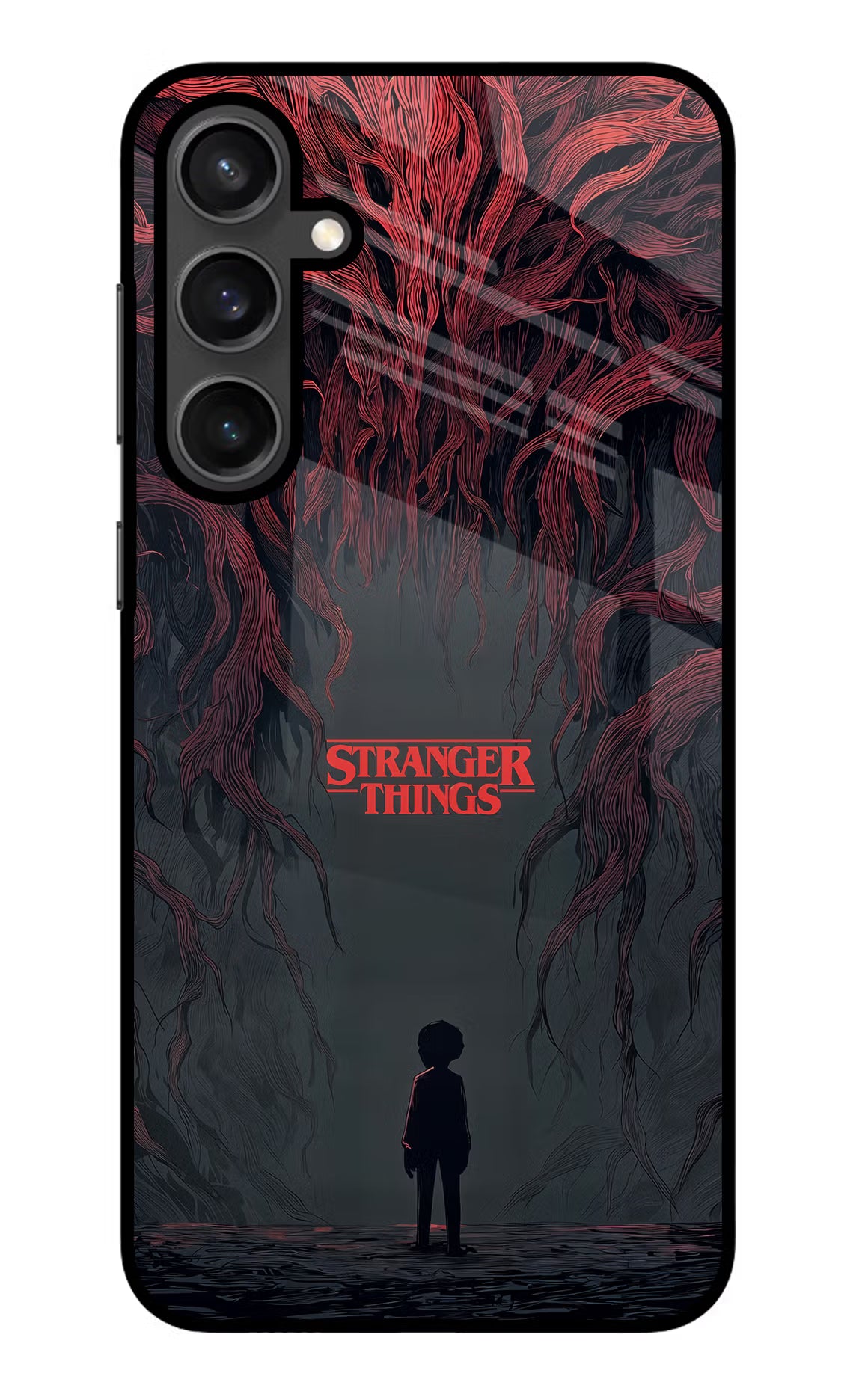 Ordinary Things Dark Side Samsung S23 Glass Case Back Cover by Casekaro