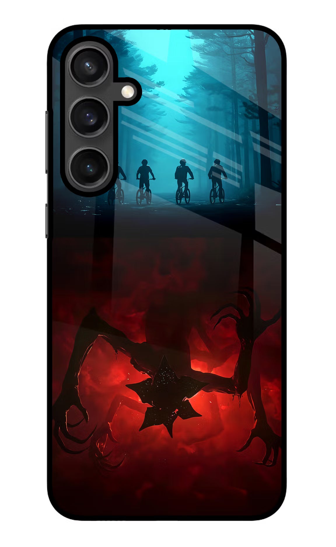 Ordinary Things Downside Up Samsung S23 Glass Case Back Cover by Casekaro